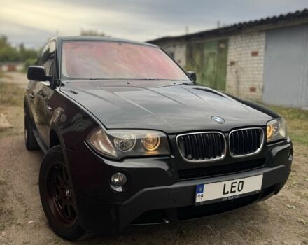 Черный БМВ Х3, объемом двигателя 2 л и пробегом 370 тыс. км за 9000 $, фото 1 на Automoto.ua