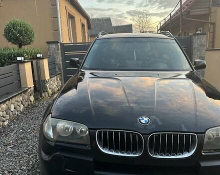 Черный БМВ Х3, объемом двигателя 3 л и пробегом 302 тыс. км за 8600 $, фото 1 на Automoto.ua