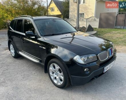 Чорний БМВ Х3, об'ємом двигуна 3 л та пробігом 213 тис. км за 8350 $, фото 1 на Automoto.ua