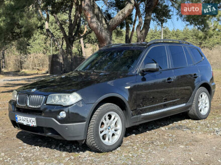 БМВ Х3 2007 у Смеле на Automoto.ua Чорний БМВ Х3, об'ємом двигуна 2 л та пробігом 325 тис. км за 9600 $, фото 1 на Automoto.ua