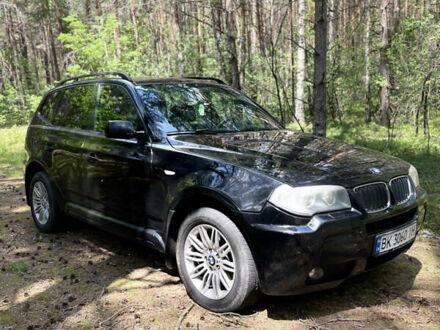 Черный БМВ Х3, объемом двигателя 2 л и пробегом 333 тыс. км за 9750 $, фото 1 на Automoto.ua