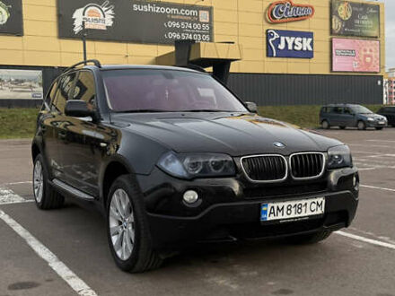 Черный БМВ Х3, объемом двигателя 2 л и пробегом 218 тыс. км за 9650 $, фото 1 на Automoto.ua