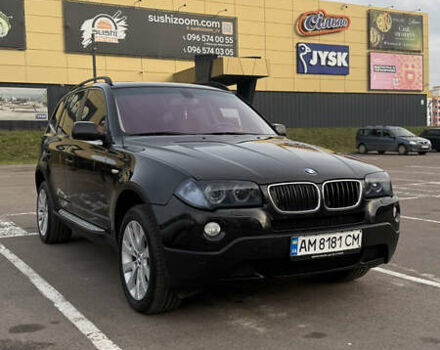 Черный БМВ Х3, объемом двигателя 2 л и пробегом 218 тыс. км за 9650 $, фото 1 на Automoto.ua