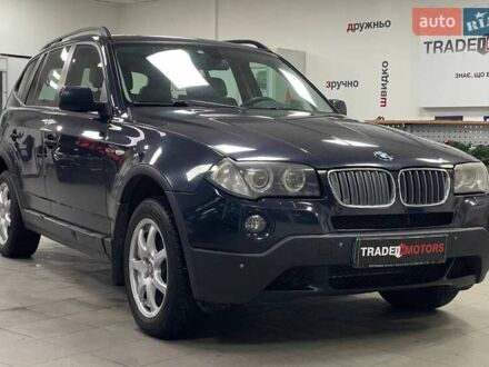 Черный БМВ Х3, объемом двигателя 3 л и пробегом 292 тыс. км за 8990 $, фото 1 на Automoto.ua