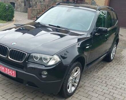 Черный БМВ Х3, объемом двигателя 2 л и пробегом 223 тыс. км за 9750 $, фото 1 на Automoto.ua