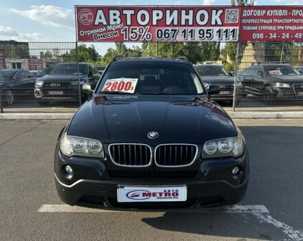 Черный БМВ Х3, объемом двигателя 2 л и пробегом 210 тыс. км за 9500 $, фото 1 на Automoto.ua