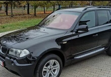 Черный БМВ Х3, объемом двигателя 3 л и пробегом 256 тыс. км за 3834 $, фото 1 на Automoto.ua