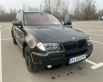 Черный БМВ Х3, объемом двигателя 3 л и пробегом 221 тыс. км за 9330 $, фото 1 на Automoto.ua