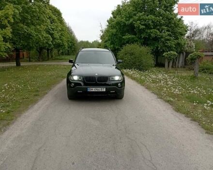Черный БМВ Х3, объемом двигателя 2 л и пробегом 254 тыс. км за 8999 $, фото 1 на Automoto.ua