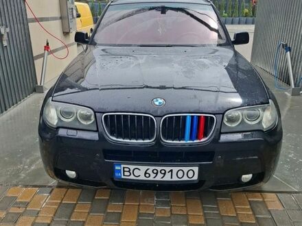 Черный БМВ Х3, объемом двигателя 2 л и пробегом 273 тыс. км за 9500 $, фото 1 на Automoto.ua