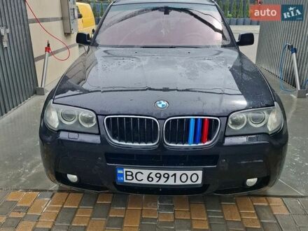 Черный БМВ Х3, объемом двигателя 2 л и пробегом 273 тыс. км за 9500 $, фото 1 на Automoto.ua