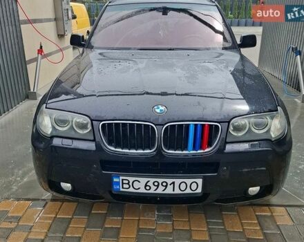 Черный БМВ Х3, объемом двигателя 2 л и пробегом 273 тыс. км за 9500 $, фото 1 на Automoto.ua