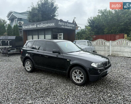 Черный БМВ Х3, объемом двигателя 2 л и пробегом 197 тыс. км за 8300 $, фото 1 на Automoto.ua