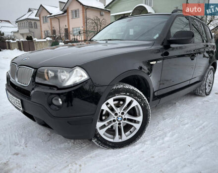 Черный БМВ Х3, объемом двигателя 3 л и пробегом 216 тыс. км за 9500 $, фото 1 на Automoto.ua