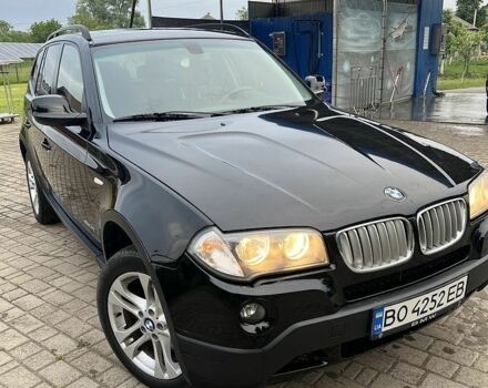 Черный БМВ Х3, объемом двигателя 3 л и пробегом 223 тыс. км за 8966 $, фото 1 на Automoto.ua