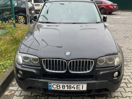 Черный БМВ Х3, объемом двигателя 3 л и пробегом 258 тыс. км за 11500 $, фото 1 на Automoto.ua