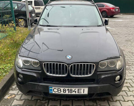 Черный БМВ Х3, объемом двигателя 3 л и пробегом 258 тыс. км за 11500 $, фото 1 на Automoto.ua