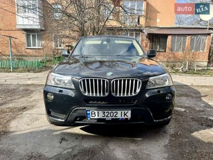 Черный БМВ Х3, объемом двигателя 3 л и пробегом 290 тыс. км за 12000 $, фото 1 на Automoto.ua