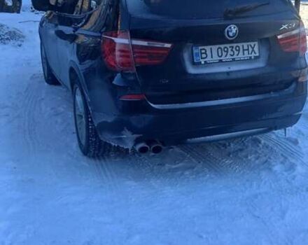 Черный БМВ Х3, объемом двигателя 2 л и пробегом 166 тыс. км за 14500 $, фото 1 на Automoto.ua