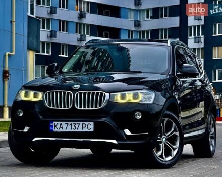 Черный БМВ Х3, объемом двигателя 2 л и пробегом 280 тыс. км за 18900 $, фото 1 на Automoto.ua