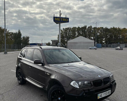 Коричневый БМВ Х3, объемом двигателя 3 л и пробегом 210 тыс. км за 8500 $, фото 2 на Automoto.ua