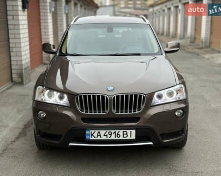Коричневый БМВ Х3, объемом двигателя 3 л и пробегом 166 тыс. км за 16800 $, фото 1 на Automoto.ua