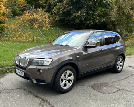 Коричневый БМВ Х3, объемом двигателя 3 л и пробегом 334 тыс. км за 11500 $, фото 3 на Automoto.ua
