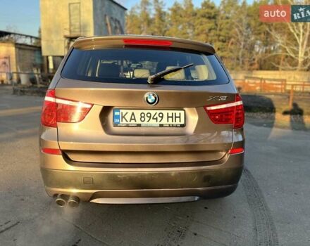 Коричневый БМВ Х3, объемом двигателя 2 л и пробегом 167 тыс. км за 14300 $, фото 2 на Automoto.ua