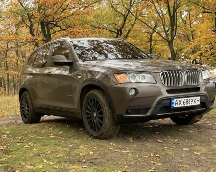 Коричневый БМВ Х3, объемом двигателя 2 л и пробегом 170 тыс. км за 14300 $, фото 2 на Automoto.ua