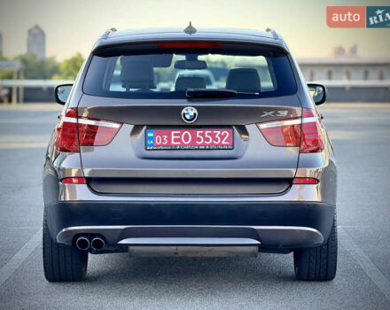 Коричневый БМВ Х3, объемом двигателя 2 л и пробегом 195 тыс. км за 12500 $, фото 9 на Automoto.ua