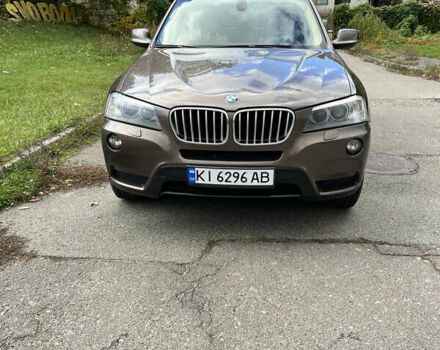 Коричневый БМВ Х3, объемом двигателя 3 л и пробегом 334 тыс. км за 11500 $, фото 1 на Automoto.ua