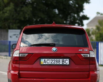 Красный БМВ Х3, объемом двигателя 2 л и пробегом 300 тыс. км за 8000 $, фото 3 на Automoto.ua
