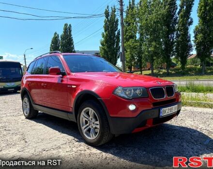 Красный БМВ Х3, объемом двигателя 2 л и пробегом 197 тыс. км за 10900 $, фото 1 на Automoto.ua