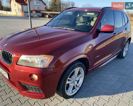 Красный БМВ Х3, объемом двигателя 2 л и пробегом 265 тыс. км за 13600 $, фото 1 на Automoto.ua