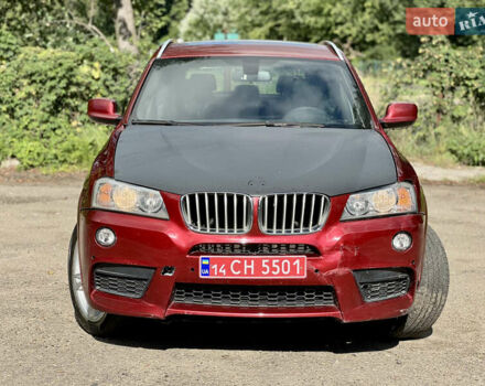 Красный БМВ Х3, объемом двигателя 2 л и пробегом 199 тыс. км за 8900 $, фото 2 на Automoto.ua