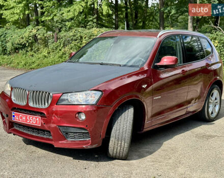 Красный БМВ Х3, объемом двигателя 2 л и пробегом 199 тыс. км за 8900 $, фото 4 на Automoto.ua