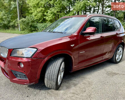 Красный БМВ Х3, объемом двигателя 2 л и пробегом 199 тыс. км за 8900 $, фото 1 на Automoto.ua
