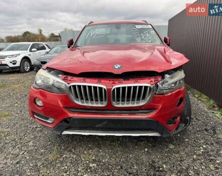 Красный БМВ Х3, объемом двигателя 2 л и пробегом 100 тыс. км за 9700 $, фото 2 на Automoto.ua