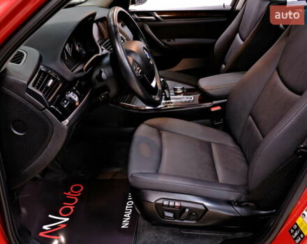 Красный БМВ Х3, объемом двигателя 2 л и пробегом 53 тыс. км за 17900 $, фото 30 на Automoto.ua