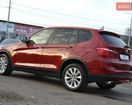 Красный БМВ Х3, объемом двигателя 2 л и пробегом 157 тыс. км за 13450 $, фото 10 на Automoto.ua