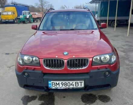 Красный БМВ Х3, объемом двигателя 3 л и пробегом 225 тыс. км за 12700 $, фото 1 на Automoto.ua