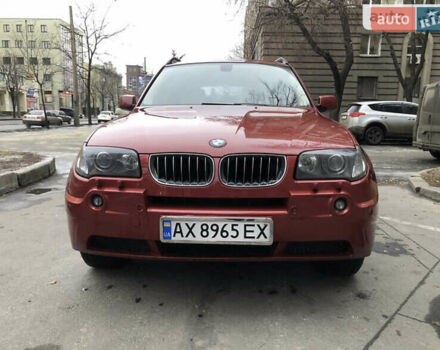 Красный БМВ Х3, объемом двигателя 2.49 л и пробегом 339 тыс. км за 7200 $, фото 1 на Automoto.ua