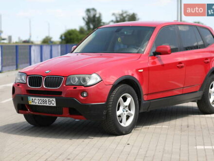 Красный БМВ Х3, объемом двигателя 2 л и пробегом 300 тыс. км за 8000 $, фото 1 на Automoto.ua