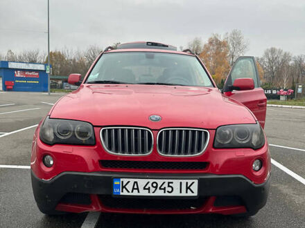 Красный БМВ Х3, объемом двигателя 2.5 л и пробегом 136 тыс. км за 13500 $, фото 1 на Automoto.ua