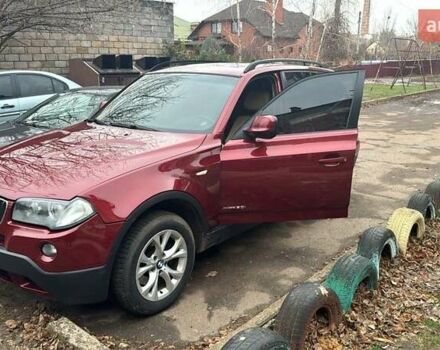 Красный БМВ Х3, объемом двигателя 3 л и пробегом 150 тыс. км за 9500 $, фото 1 на Automoto.ua