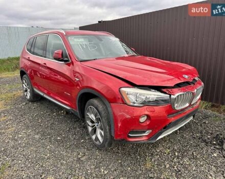 Красный БМВ Х3, объемом двигателя 2 л и пробегом 100 тыс. км за 9700 $, фото 1 на Automoto.ua