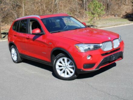 Красный БМВ Х3, объемом двигателя 2 л и пробегом 75 тыс. км за 10500 $, фото 1 на Automoto.ua