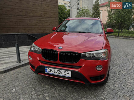 БМВ Х3 2016 в Чернигове на Automoto.ua Красный БМВ Х3, объемом двигателя 2 л и пробегом 52 тыс. км за 19500 $, фото 1 на Automoto.ua