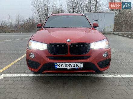 БМВ Х3 2017 в Киеве на Automoto.ua Красный БМВ Х3, объемом двигателя 2 л и пробегом 80 тыс. км за 18650 $, фото 1 на Automoto.ua