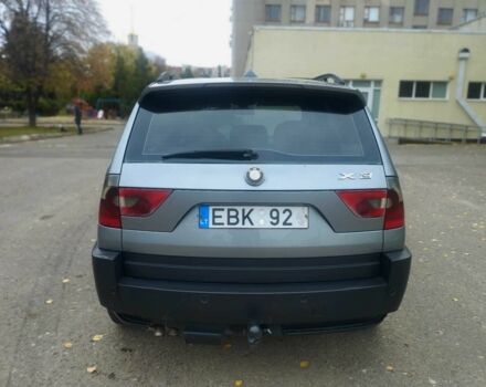 Серый БМВ Х3, объемом двигателя 3 л и пробегом 403 тыс. км за 5300 $, фото 3 на Automoto.ua